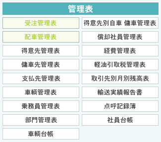 管理表輌台帳